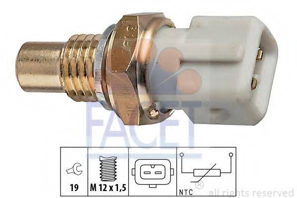 FACET 73191 Датчик, температура охлаждающей жидкости