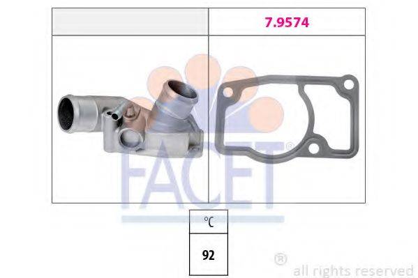 FACET 78664 Термостат, охлаждающая жидкость