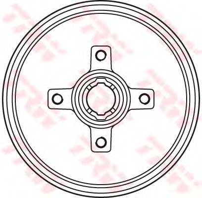 TRW DB4134BR Тормозной барабан