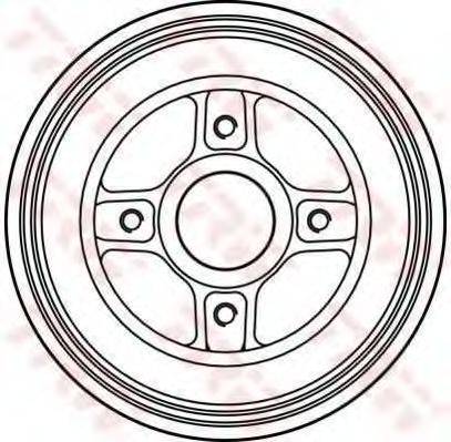 TRW DB4246 Тормозной барабан