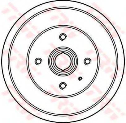 TRW DB4247 Тормозной барабан
