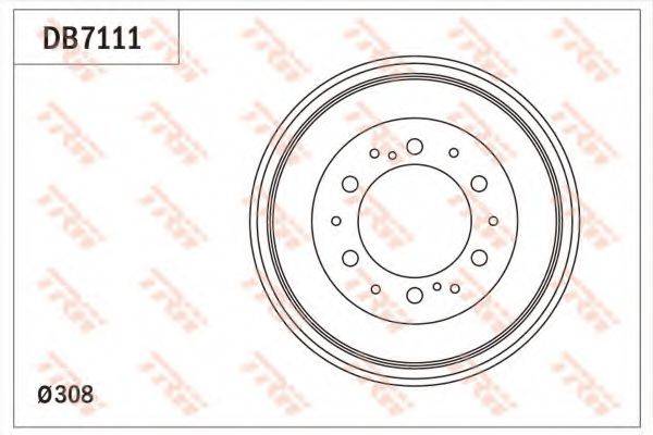 TRW DB7111 Тормозной барабан