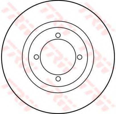 TRW DF1661 Тормозной диск