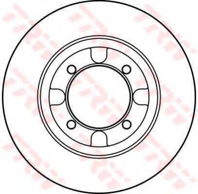 TRW DF2026 Тормозной диск