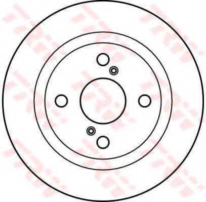 TRW DF2643 Тормозной диск