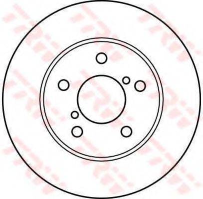 TRW DF4013 Тормозной диск