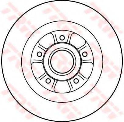 TRW DF4227 Тормозной диск
