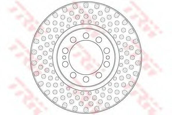 TRW DF5025S Тормозной диск