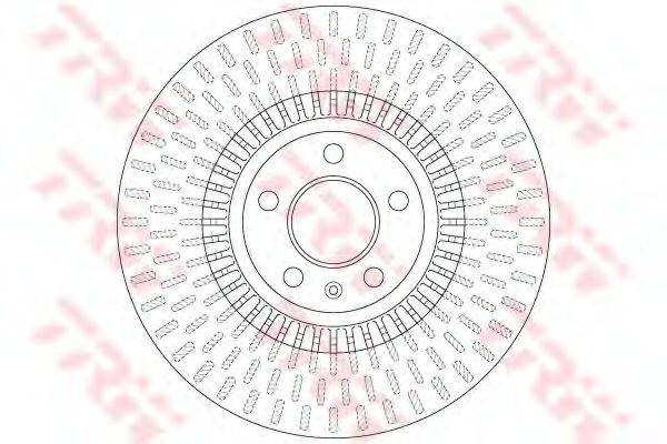 TRW DF6216 Тормозной диск