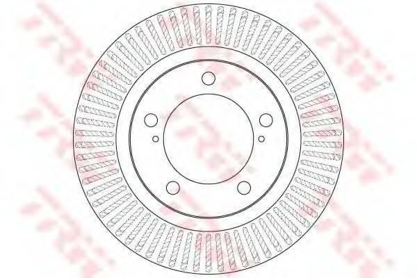 TRW DF6239S Тормозной диск