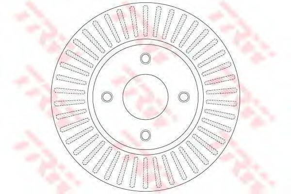 TRW DF6249 Тормозной диск