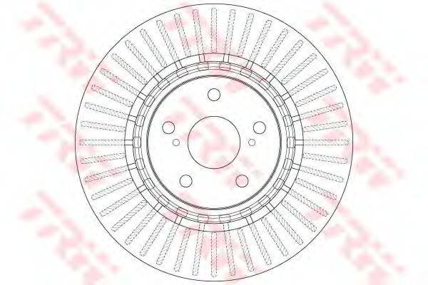 TRW DF6265 Тормозной диск