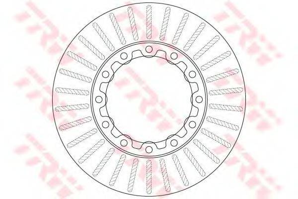 TRW DF6307S Тормозной диск