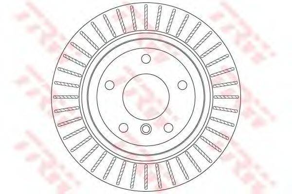 TRW DF6329 Тормозной диск