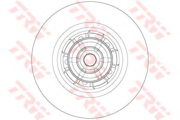 TRW DF6355BS Тормозной диск