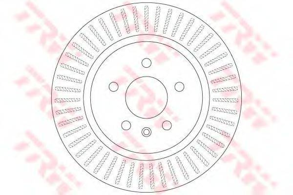 TRW DF6371 Тормозной диск