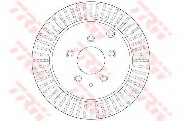TRW DF6385 Тормозной диск