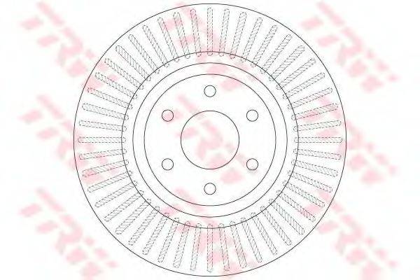 TRW DF6425 Тормозной диск