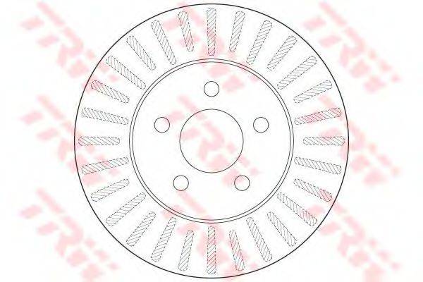 TRW DF6491 Тормозной диск