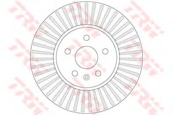 TRW DF6629 Тормозной диск