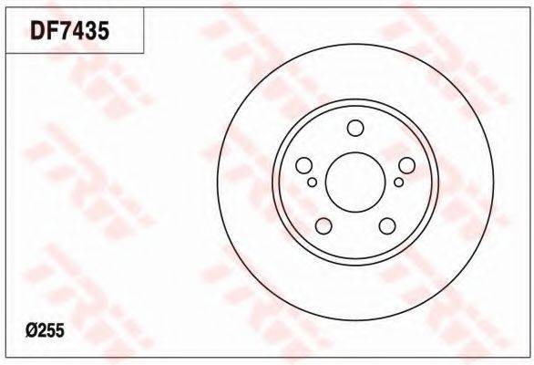 TRW DF7435 Тормозной диск