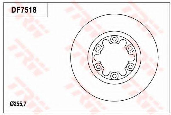 TRW DF7518 Тормозной диск