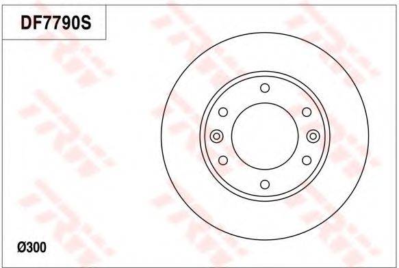 TRW DF7790 Тормозной диск