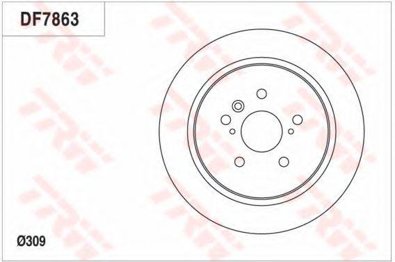 TRW DF7863 Тормозной диск