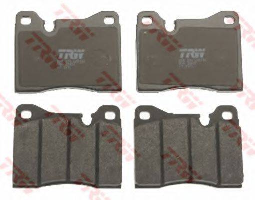 TRW GDB270 Комплект тормозных колодок, дисковый тормоз
