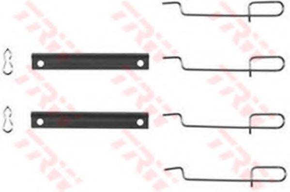 TRW PFK209 Комплектующие, колодки дискового тормоза