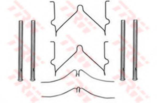 TRW PFK288 Комплектующие, колодки дискового тормоза