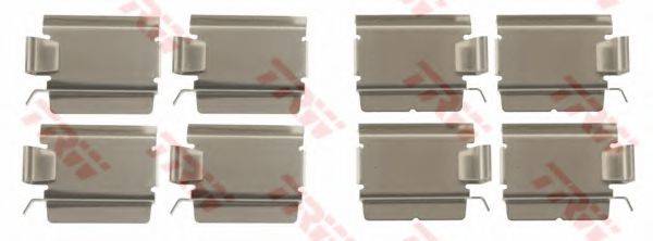 TRW PFK656 Комплектующие, колодки дискового тормоза