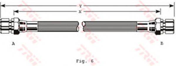 TRW PHA241 Тормозной шланг