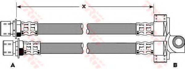 TRW PHA277 Тормозной шланг