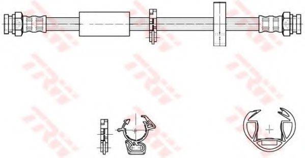 TRW PHA317 Тормозной шланг