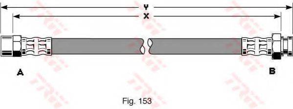 TRW PHA345 Тормозной шланг