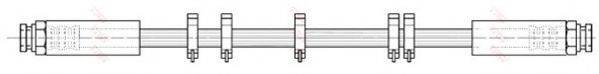 TRW PHA351 Тормозной шланг