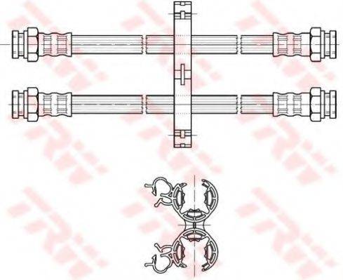 TRW PHA357 Тормозной шланг