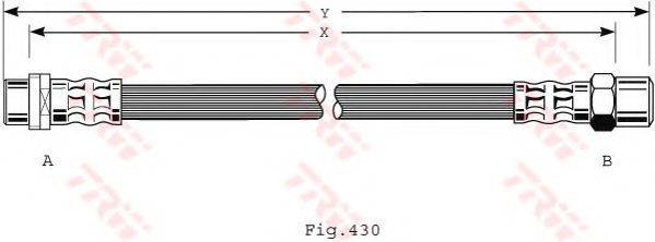 TRW PHA418 Тормозной шланг