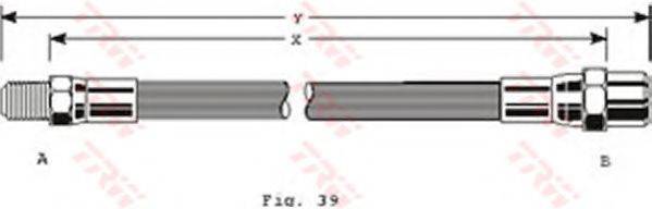 TRW PHB110 Тормозной шланг