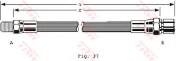 TRW PHB146 Тормозной шланг