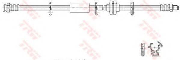 TRW PHB362 Тормозной шланг