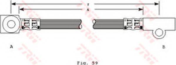 TRW PHD226 Тормозной шланг