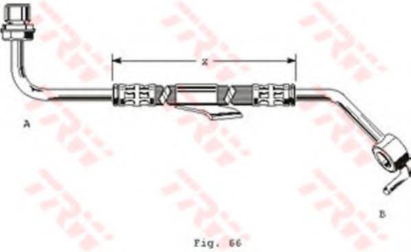 TRW PHD249 Тормозной шланг