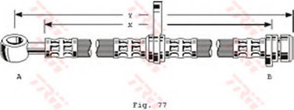 TRW PHD254 Тормозной шланг