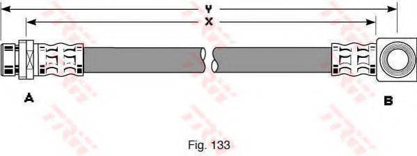 TRW PHD273 Тормозной шланг