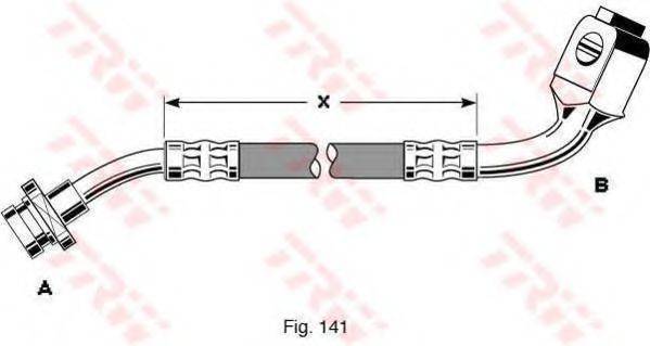 TRW PHD287 Тормозной шланг