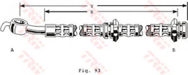 TRW PHD310 Тормозной шланг