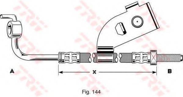 TRW PHD341 Тормозной шланг