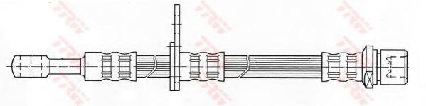 TRW PHD437 Тормозной шланг